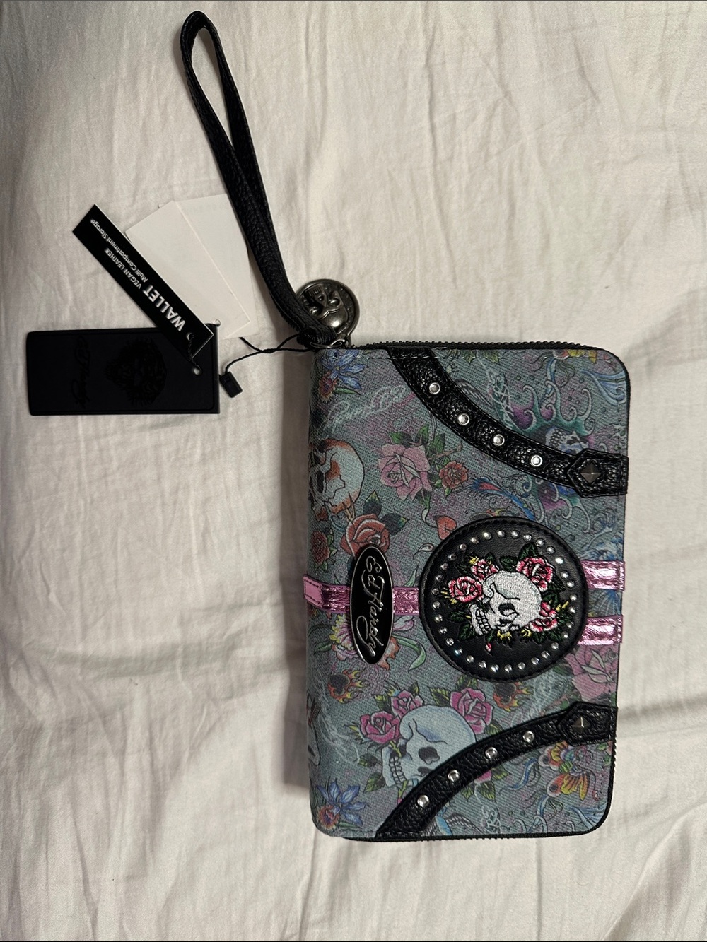Ed Hardy Wristlet BNWT